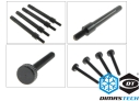 DimasTech® RadExt Fan Fix 6-32 & ThumbScrews Metric M2,5 x 25mm for RadExt 240/280